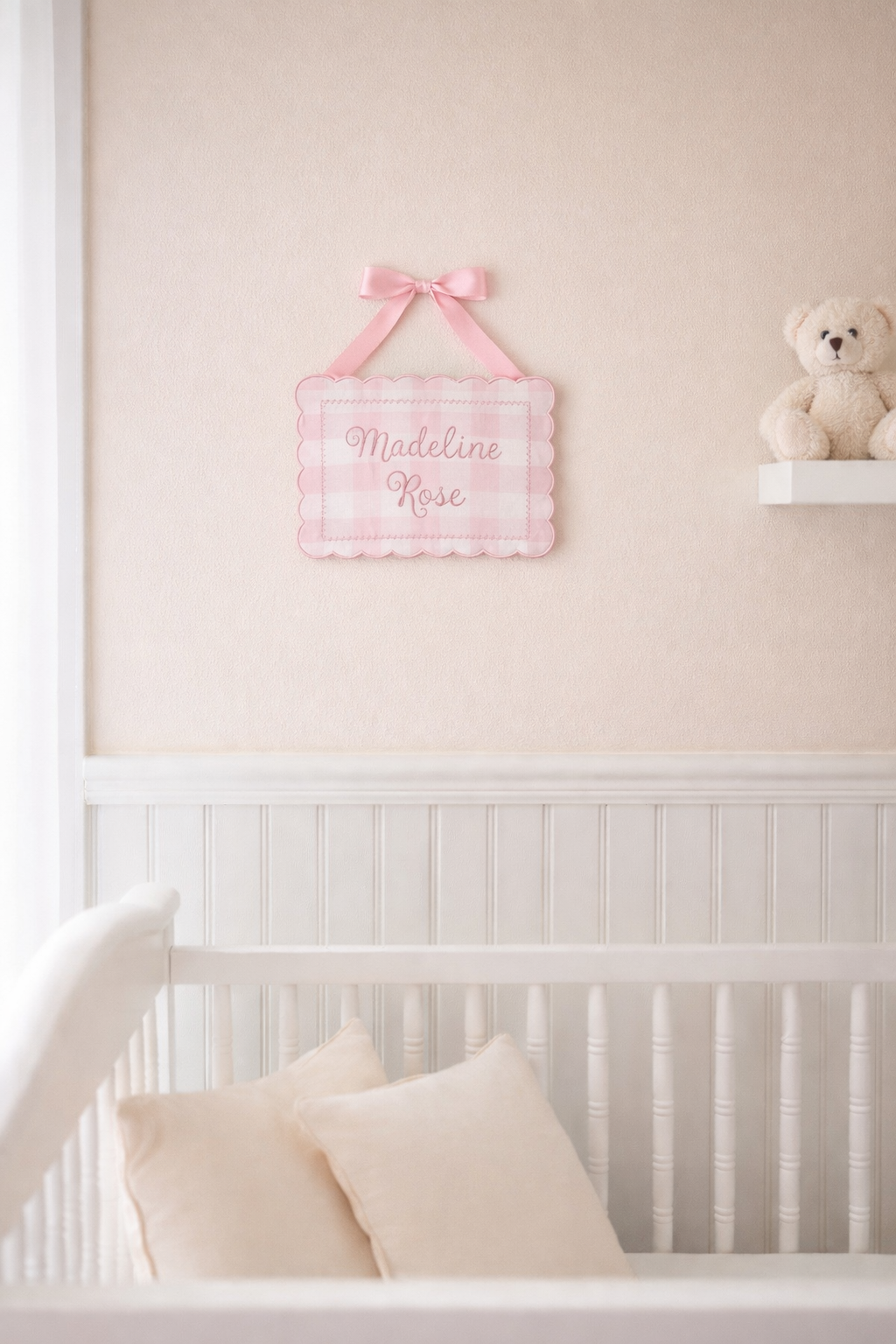 Girl Nursery Door Banner