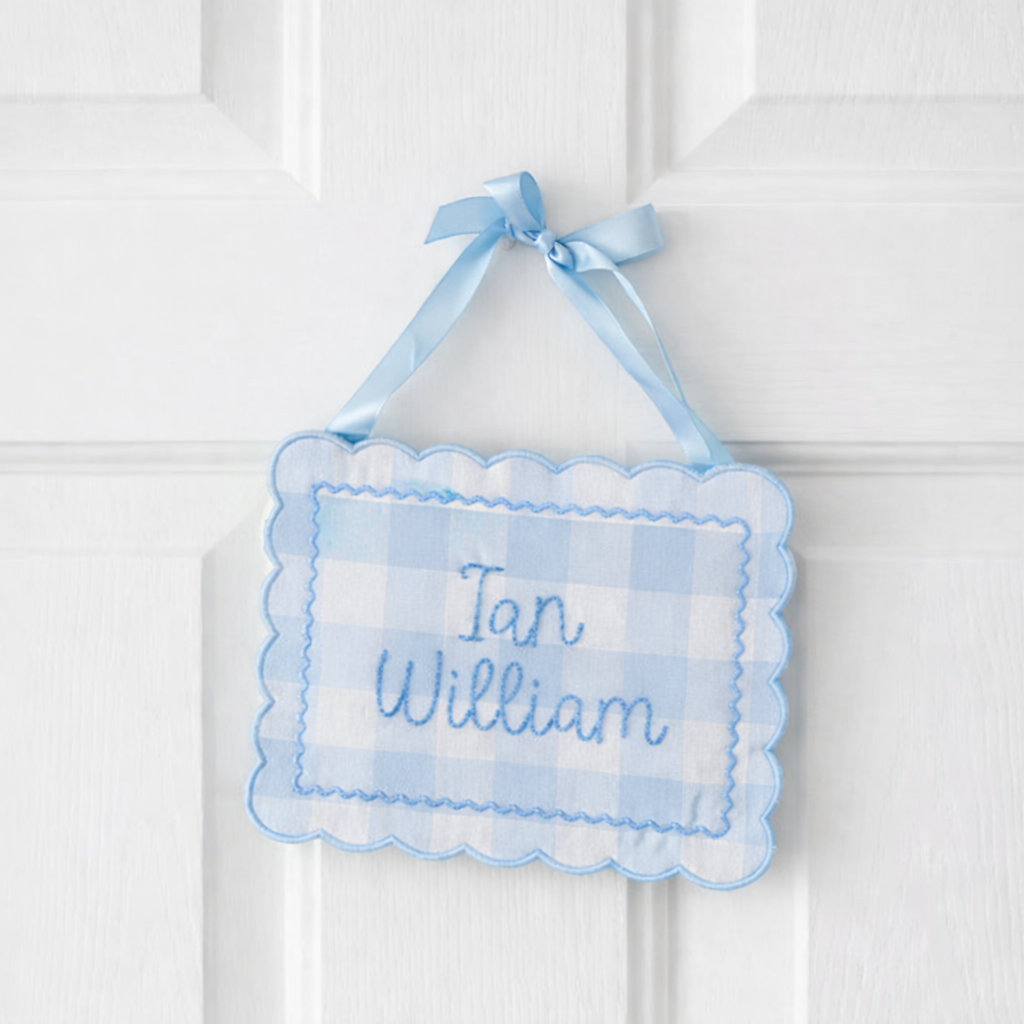Boy Nursery Door Banner