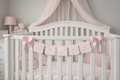 Girl Toile Nursery Name Banner (Letter Set)