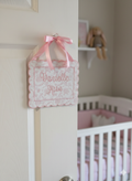 Girl Nursery Door Banner