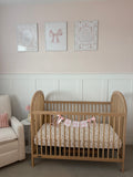 Girl Gingham Nursery Name Banner (Letter Set)
