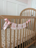 Girl Gingham Nursery Name Banner (Letter Set)